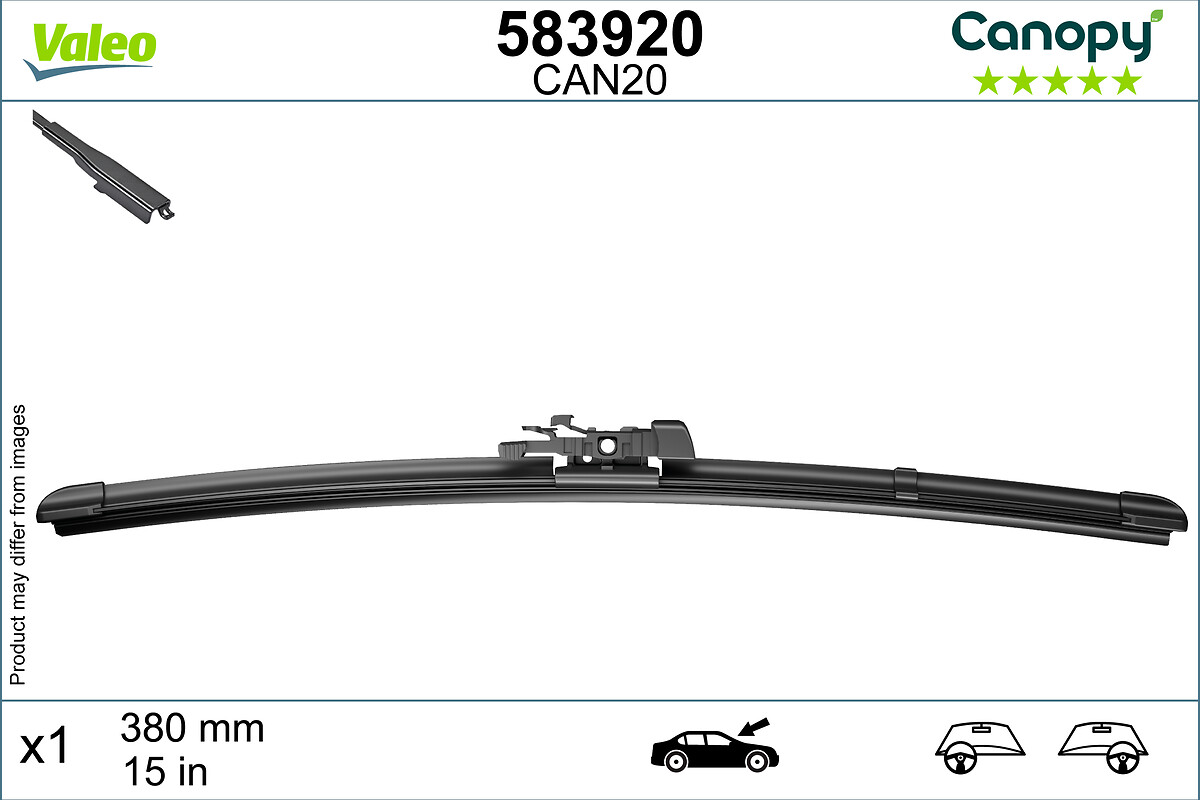 Lamela stergator VALEO 583920